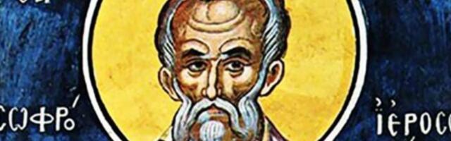 ON JE SASTAVIO ČIN VELIKOG VODOOSVEĆENJA I NAPISAO ŽITIJE MARIJE EGIPĆANKE: Sutra slavimo Svetog Sofronija Jerusalimskog