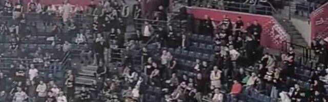 Partizan ovo ne pamti! Navijači napuštaju halu, pojavio se snimak poluprazne Arene na dva minuta do kraja