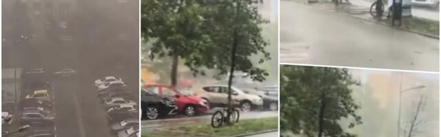 POGLEDAJTE SNIMKE SNAŽNOG NEVREMENA KOJE TUTNJI SRBIJOM Tuče grad na sve strane, Novi Sad već u olujnoj zoni! Izdato UPOZORENJE ZA BEOGRAD