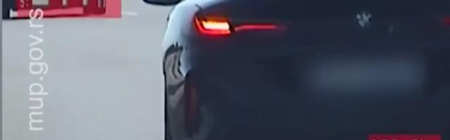 DIVLJAO NA AUTO-PUTU KOD MALOG POŽAREVCA! Uhapšen vozač "BMW" koji je vozio čak 244 km/h! (VIDEO)