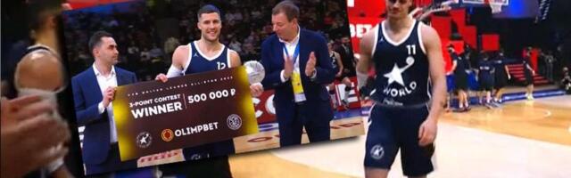 Bivši igrač Zvezde "SRUŠIO" HRVATA u trojkama i NALJUTIO GA! Beron "pocepao" mrežicu i uzeo veliku nagradu /VIDEO/