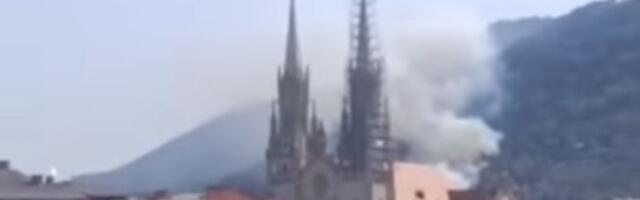 Veliki požar u Vršcu: Vatrena stihija guta Vršački breg (VIDEO)