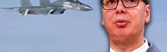 SUHOJI U VAZDUHU U ČAST PREDSEDNIKA VUČIĆA! Avion srpskog lidera u vazdušnom prostoru Kazahstana dočekali lovci Su-30 (FOTO)