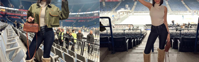 Ko je zgodna brineta koja je gledala Partizan u Areni? Žena košarkaša, advokatica... (FOTO GALERIJA)