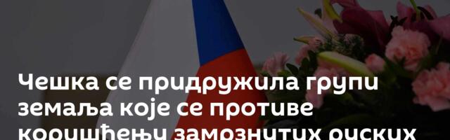 Чешка се придружила групи земаља које се противе коришћењу замрзнутих руских средстава