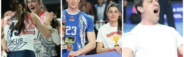 Rakija, salto mortale i fešta na tribinama: Ovako je izgledalo šampionsko slavlje u Kupu Srbije