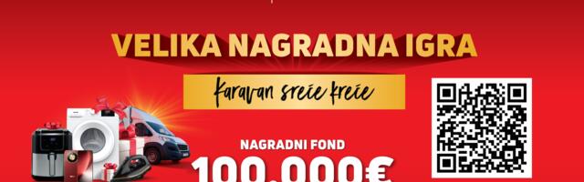 Tehnomanija i Win Win pokrenuli veliku nagradnu igru „Karavan sreće kreće“