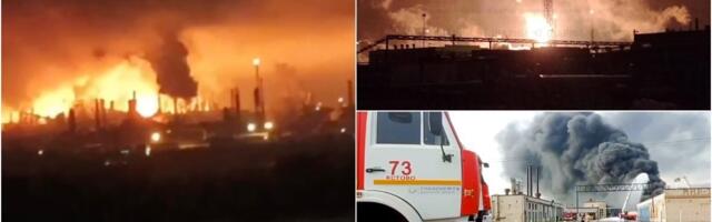 (VIDEO) Neviđen horor u Rusiji! Eksplozije odjekivale satima: Ogromna bitka u vazduhu, gore nebo i zemlja