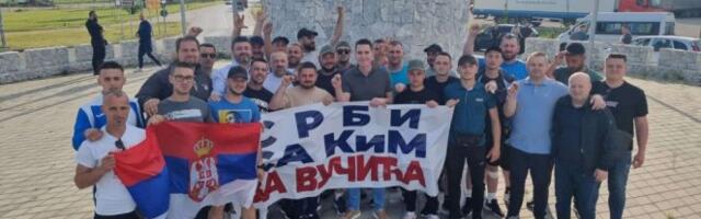 NAJJAČA PODRŠKA BRAĆI SA KOSOVA I METOHIJE! Danilo Vučić i Milan Radoičić obišli SRBE HEROJE koji već pet dana pešače za Beograd! (FOTO)