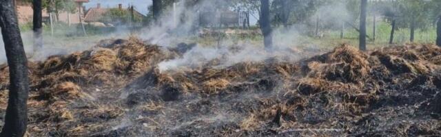 MILANU UDAR GROMA ZAPALIO SENJAK! Borba vatrogasaca sa vatrenom stihijom trajala SATIMA! (FOTO)