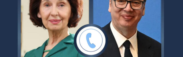 VUČIĆ RAZGOVARAO SA PREDSEDNICOM SEVERNE MAKEDONIJE "Između naših zemalja postoji spremnost da nastavimo da razvijamo bliske i prijateljske odnose"