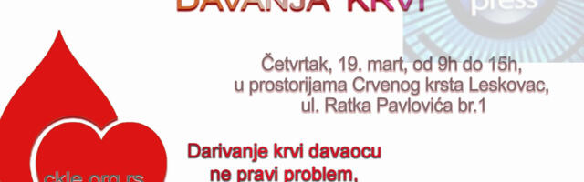 Dajte krv, spasite nečiji život