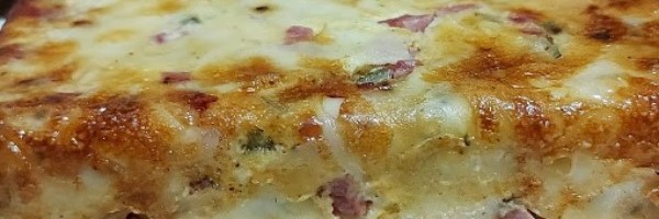 Bakina kuhinja - testenina sa šunkom i pavlakom prelivena sosom od pečuraka