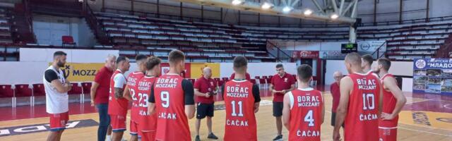 Košarkaši Borca večeras u Hali kraj Morave igraju protiv Mege