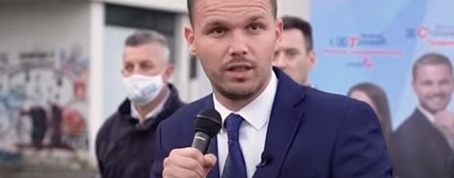 Opozicioni kandidat Draško Stanivuković proglasio pobedu u Banjaluci