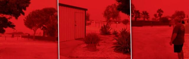 Horor u Australiji: Krvavo nebo i potpuni mrak zarobili hiljade ljudi usred dana (VIDEO)