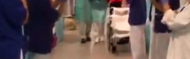 Pacijent (93) izlečen od korone na nesvakidašnji način napustio bolnicu (VIDEO)