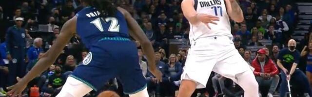 DONČIĆ PONOVO "ZALUDEO" AMERIKANCE! Slovenački košarkaš ponovo izvodi magiju, sad je proturio loptu KROZ NOGE rivalu! /VIDEO/