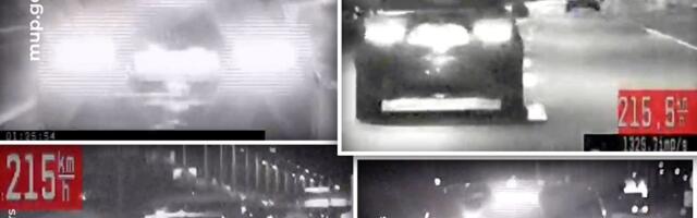 20-year-old driving Audi at 215 KILOMETERS PER HOUR: Video of Belgrade rampage published