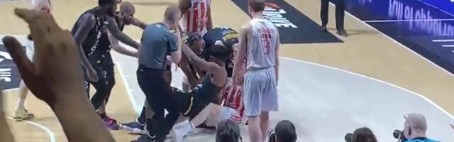 OVO NISTE VIDELI U PRENOSU: Nesportski potez košarkaša Zvezde, za ovaj ĐON bi na fudbalu dobio crveni karton! /VIDEO/