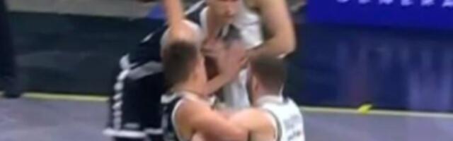 Umalo tuča u Areni: Igrač Panatinaikosa udario Arijana Lakića