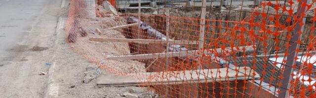 SRCE: Graditelj napravio haos u ulici Nikole Skobaljića u Leskovcu