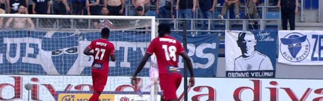 Gol s pola terena na meču TSC – Javor