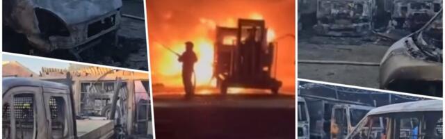 BUKTINJA U ŠIDU! GORELI HANGARI I VOZILA U „STANDARDU“: Oglasilo se komunalno preduzeće nakon drame tokom noći (FOTO/VIDEO)