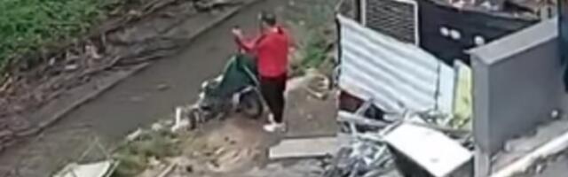 Jezivi prizori iz BG: Smeće u kanalu, paljenje guma... (VIDEO)