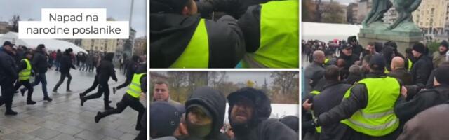 Stanovnici Ćacilenda napali poslanike opozicije (VIDEO)