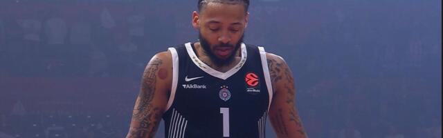 Šta je pogodio Karlik Džons! Plej Partizana dao koš iz "nemoguće" pozicije