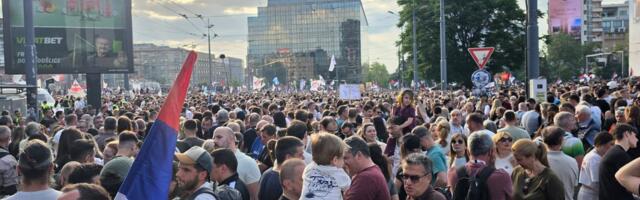 Stanković: Sa Slavije poslata jasna poruka, građani traže izbore i političku odgovornost vlasti