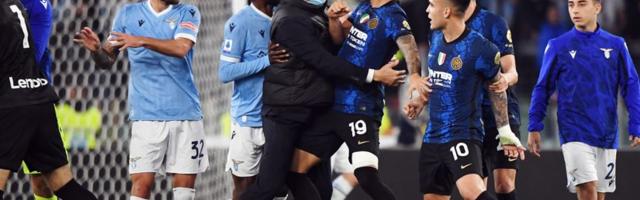 Družba je družba, ali derbi je derbi: Luiz Felipe hteo da se šali, pa dobio crveni karton (VIDEO)