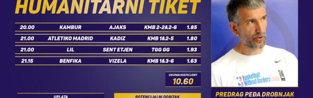Humanitarni tiket u podne: Predrag Peđa Drobnjak tipuje za Savez organizacija bubrežnih invalida Republike Srbije