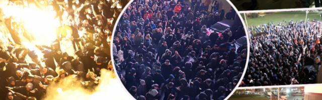 SVE PORAZBIJANO! Haotične scene u Areni! GROBARI NE DAJU ŽELJKA, PREKINULI TRENING PARTIZANA, A PRETE I PREKIDOM MEČA PROTIV BAJERNA! (FOTO, VIDEO)