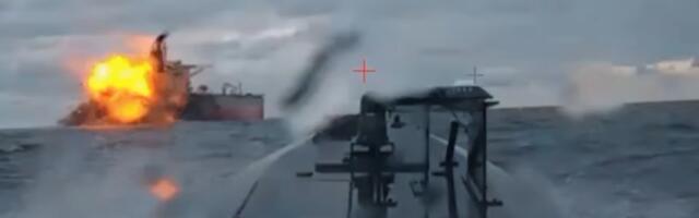 Ukrajinske snage pogodile ruski brod u Crnom moru vredan 30 miliona evra (VIDEO)