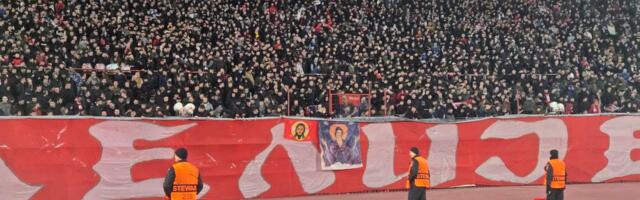 Delije pred meč sa Lilom okačile ikonu Svetog Simeona Mirotočivog na severu: Evo zbog čega su to uradili