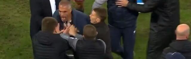 Srpski fudbaleri prisustvovali haosu: Opšta tuča trenera, sevale pesnice i uvrede