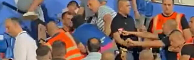 VELIKA FRKA NA STADIONU U BANJALUCI! Obezbeđenje izbacilo navijače sa stadiona! (VIDEO)