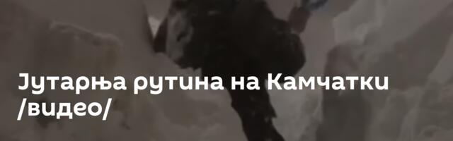 Јутарња рутина на Камчатки /видео/