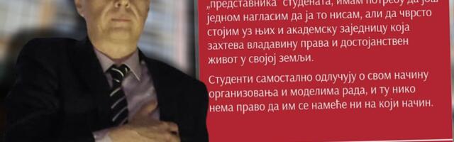 KAKAV PREOKRET! REKTOR ĐOKIĆ SE OGRADIO OD POLITČARA ĐOKIĆA! Izdao saopštenje zbog protiska plenumaša: "Nisam vođa pobune" (FOTO)