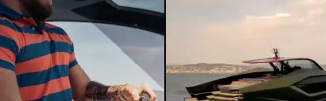 Konor Megregor po prvi put u akciji sa svojom novom Lamborghini superjahtom