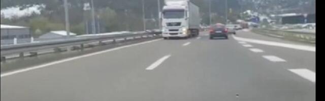 Vozio suprotnim smerom na auto-putu (VIDEO)