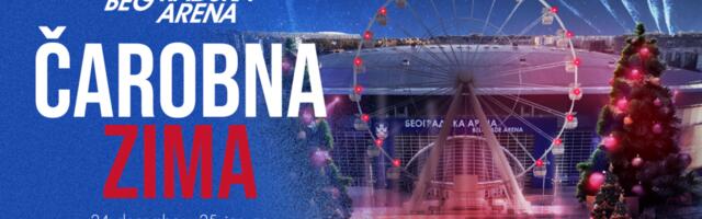 Čarobna Zima ispred Beogradske Arene: Mesto gde se grad pretvara u bajku
