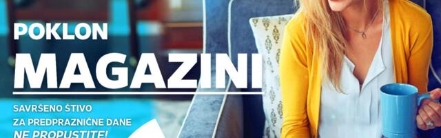 Ne propustite sjajan poklon uz Kurir u sredu, 24. decembra, uz kupljene novine čeka vas poklon magazin!