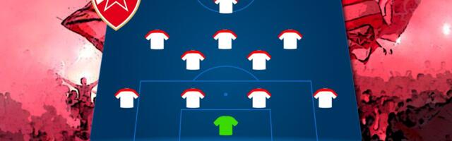 Ovo je tim Zvezde za večiti derbi protiv Partizana: Stanković odlučio, četiri promene u odnosu na Lil