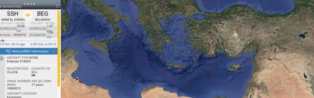 Poleteo specijalni let Er Srbije iz Egipta