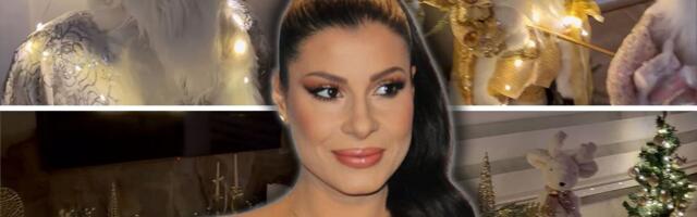 Mia Borisavljević platila da joj okite stan za praznike i sve izgleda kao BAJKA! Svaki delić je - savršenstvo