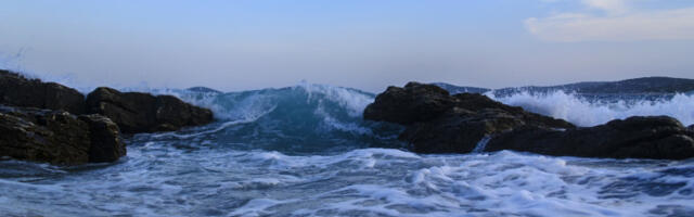 Бура на хрватском приморју