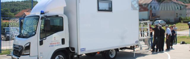 Mobilna ambulanta postavljena u Gornjem Sinkovcu